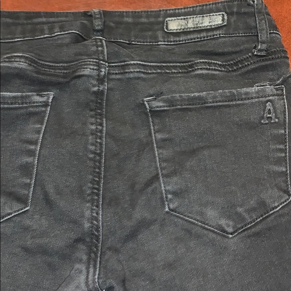 Articles of Society black distressed w holes jeans - Picture 6 of 9